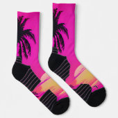 Abstract Tunnel Perspective with Two Figures ソックス (右)