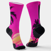 Abstract Tunnel Perspective with Two Figures ソックス (傾斜あり)