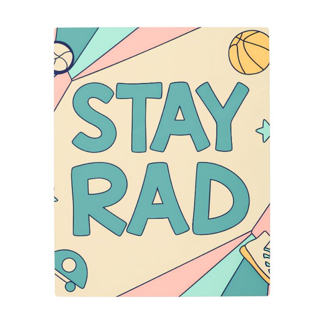 Abstract Tunnel Perspective with Two Figures メタルプリント (正面)