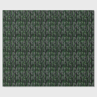 Abstract Tunnel Perspective with Two Figures ラッピングペーパー
