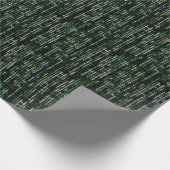 Abstract Tunnel Perspective with Two Figures ラッピングペーパー (角)