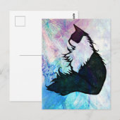 Abstract Tuxedo Cat                                ポストカード (正面/裏面)