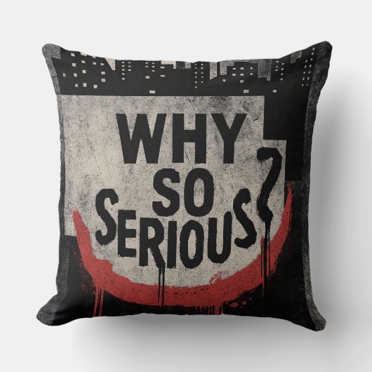 Abstract Urban Grin Art クッション (正面)