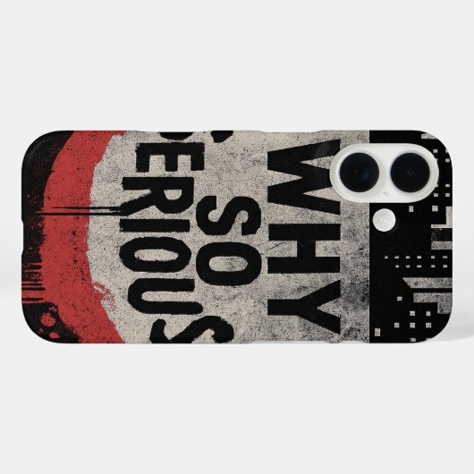 Abstract Urban Grin Art Case-Mate iPhoneケース (裏面 (横))