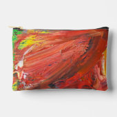 Abstract Vertical Gesture in Red アクセサリーポーチ (正面)