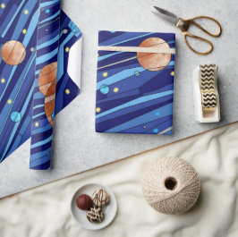 Abstract Vibrant Outer Space Wrapping Paper ラッピングペーパー