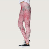 Abstract Vibrant Pattern Psychedelic Color Burst レギンス (左)