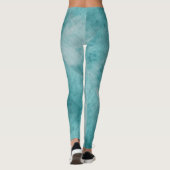 Abstract Vibrant Pattern Psychedelic Color Burst レギンス (裏面)