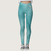 Abstract Vibrant Pattern Psychedelic Color Burst レギンス (正面)