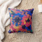 Abstract vintage flowers クッション (ブランケット)