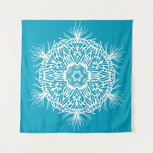 Abstract vintage pattern of creative snowflake. Is タペストリー (正面)
