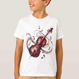Abstract violin basic children's tシャツ