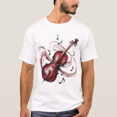 abstract violin tシャツ (正面)