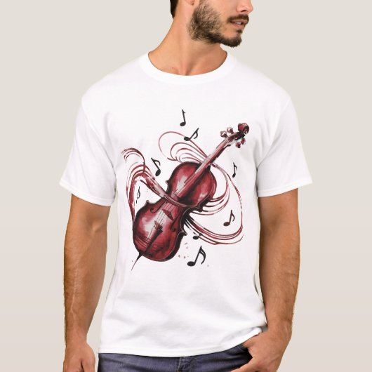 abstract violin tシャツ (正面)