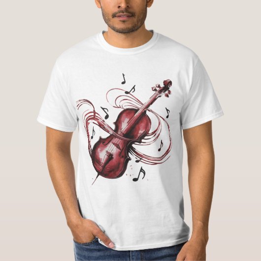 abstract violin tシャツ (正面)