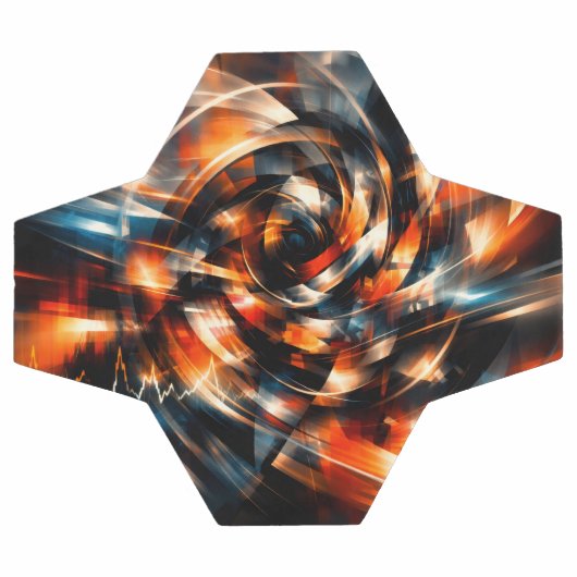 Abstract Vision of Motion & Mind サッカーボール (フラット)