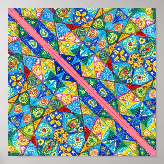 Abstract vision Poster ポスター (正面)