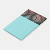 Abstract Vivid Fantasy Fractal Art Brown Blue ポストイット (アングル)