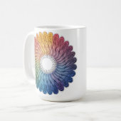 Abstract vivid mug コーヒーマグカップ (正面左)