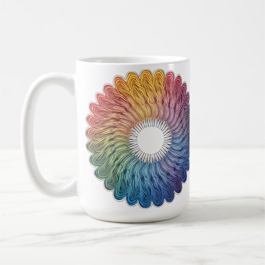 Abstract vivid mug コーヒーマグカップ (左)