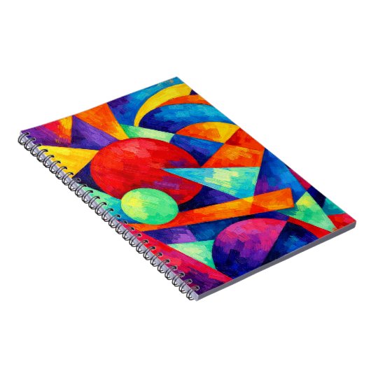 Abstract vivid mug ノートブック (右側)