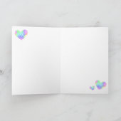 Abstract Watercolor Design カード (内部)