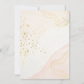 Abstract Watercolor Floral Ramadan Iftar Dinner  招待状 (裏面)