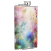 Abstract Watercolor Florals Flask フラスク (右)