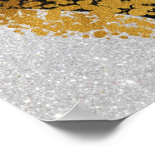 Abstract Watercolor Geometrical, Abstract, Minimal ポスター (角)