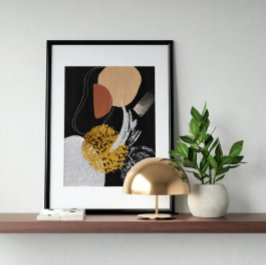 Abstract Watercolor Geometrical, Abstract, Minimal ポスター