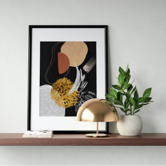 Abstract Watercolor Geometrical, Abstract, Minimal ポスター