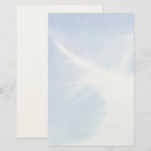 Abstract watercolor hand painted background 4 便箋 (正面/裏面)