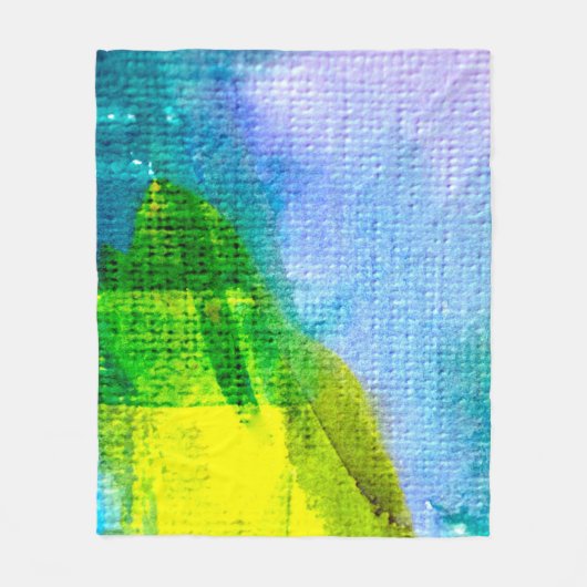 Abstract watercolor painted backgroundabstract,acr フリースブランケット (正面)
