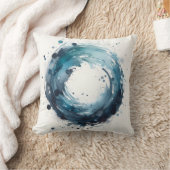 abstract watercolor ring クッション (ブランケット)