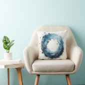 abstract watercolor ring クッション (椅子)
