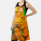 Abstract watercolor texture background. Oil painti エプロン (インサイチュ)