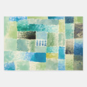 Abstract watercolor window by Paul Klee ラッピングペーパーシート (正面3)