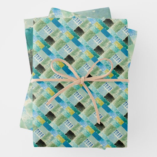 Abstract watercolor window by Paul Klee ラッピングペーパーシート (インサイチュ)