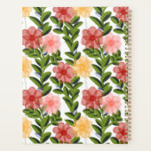 Abstract Watercolour Florals Planner プランナー手帳 (裏面)
