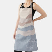 Abstract Wave Background  エプロン (インサイチュ)