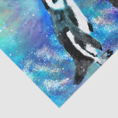 Abstract Whimsical Penguin Couple Decoupage 薄葉紙 (詳細)