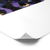 Abstract Whimsigoth Pattern Classic ポスター (角)