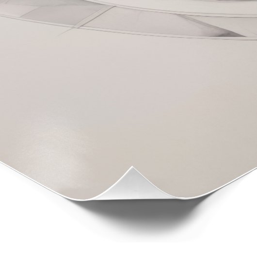 Abstract white rose ポスター (コーナー)