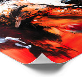 Abstract Wild Spirit Wolf ポスター (角)