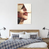 Abstract woman decorative frame キャンバスプリント (インサイチュ (寝室))