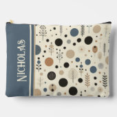 Abstract Woodlandカスタム名 アクセサリーポーチ (正面)