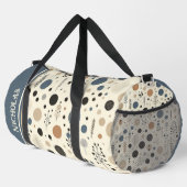 Abstract Woodlandカスタム名 ダッフルバッグ (右コーナー)