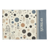 Abstract Woodlandカスタム名 枕カバー (裏面-右)