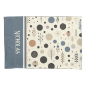 Abstract Woodlandカスタム名 枕カバー (正面左)