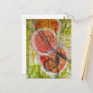 abstract words collage  ポストカード